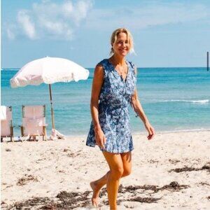 Perry Walker Collective Tia Cotton Mini Dress XS – Handmade‎ Boho Summer Dress